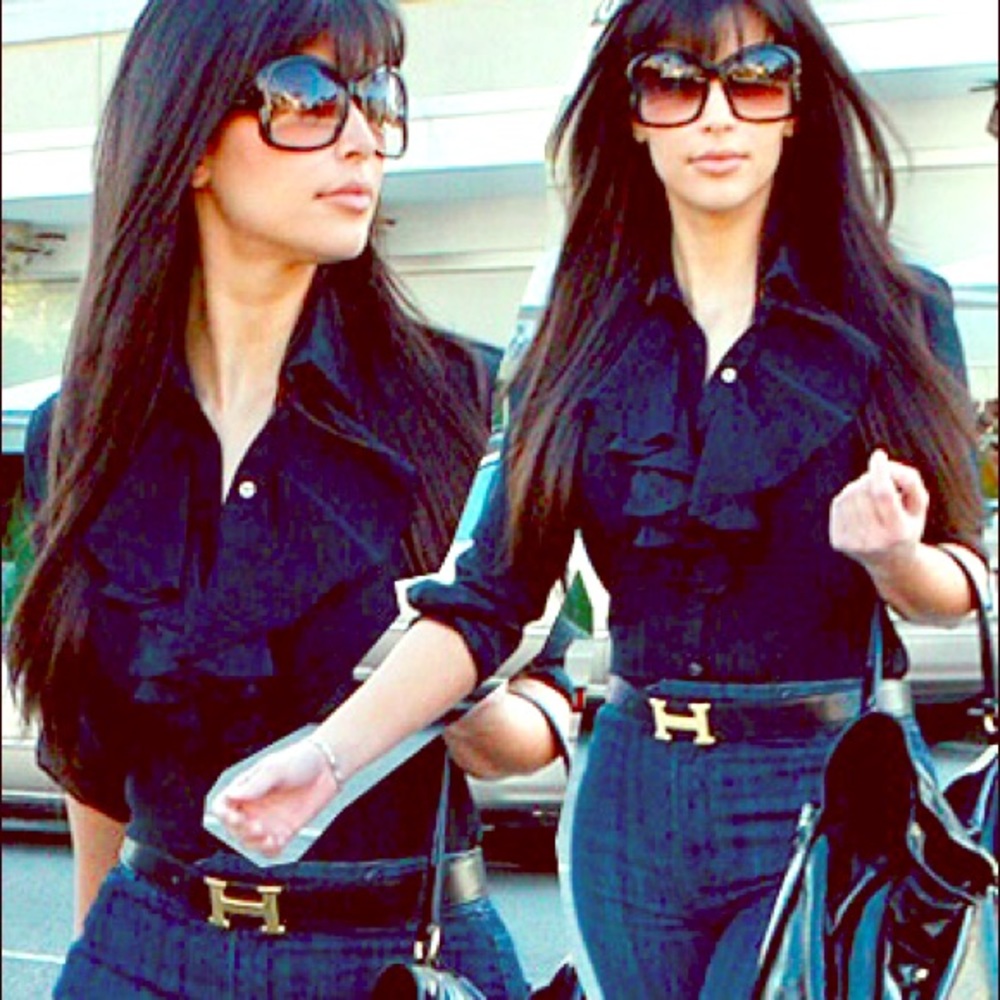 High - rise denim jeans